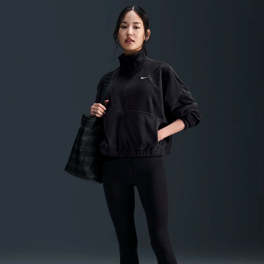 Nike Therma-Fit Oversized 1/2 Zip Fleece Top New With Tags - Picture 12 of 12